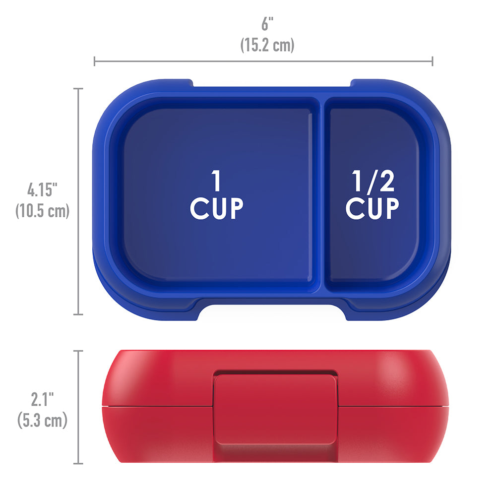 Bentgo® Chill Kids Lunch & Snack Box - Red/Royal