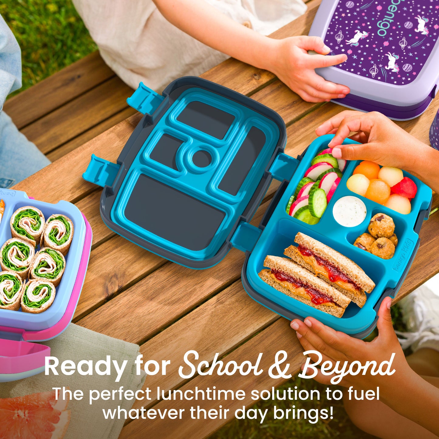 Bentgo Kids Prints Lunch Box - Blooming Floral | Ready For School & Beyond - The Perfect Lunchtime Solution To Fuel Whatever Their Day Brings!