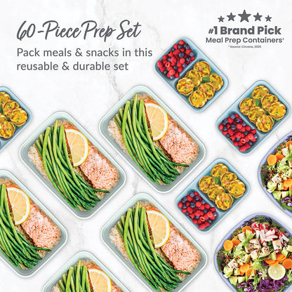 Bentgo Prep 60-Piece Variety Meal Prep Kit