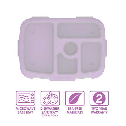 Bentgo Kids Prints Tray with Transparent Cover